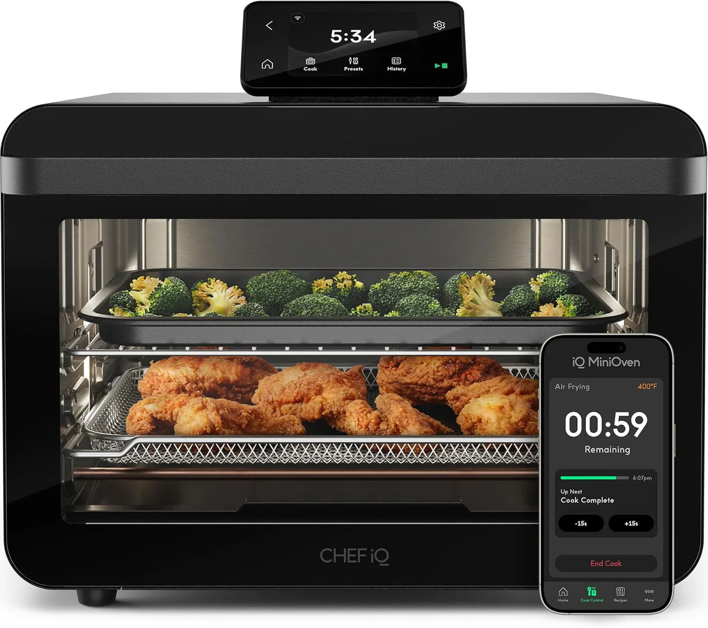 Chef iQ Smart Pressure Cooker With WiFi And Built-In Scale- Easy-to-Use 10-in-1 Multicooker