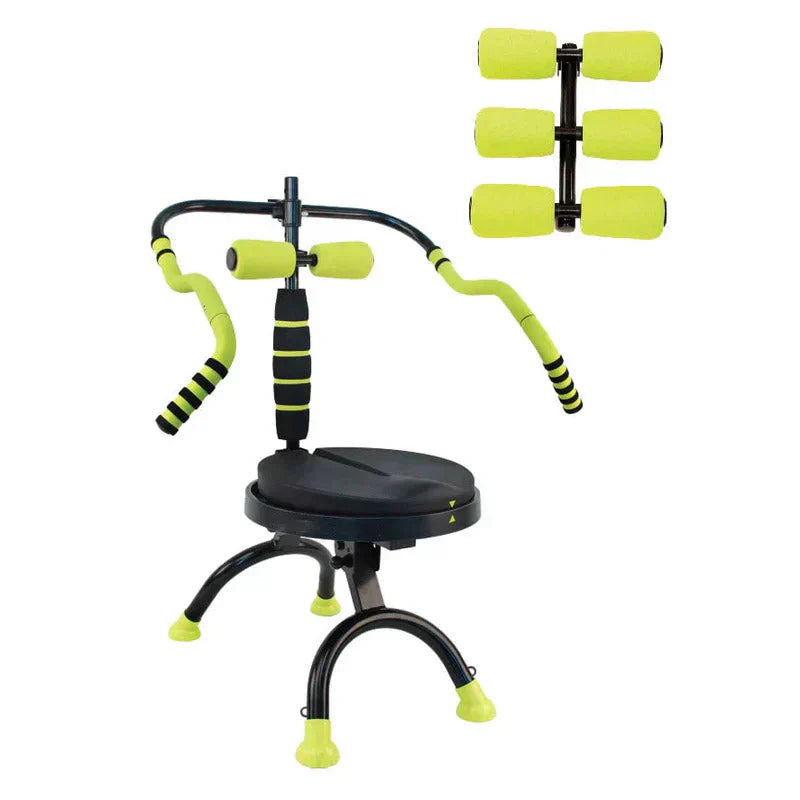 Fitness System With 6 Pack Back Roller Provides An Abdominal And Total Body Workout With Aerobics To Burn Calories And Work Muscles Simultaneously