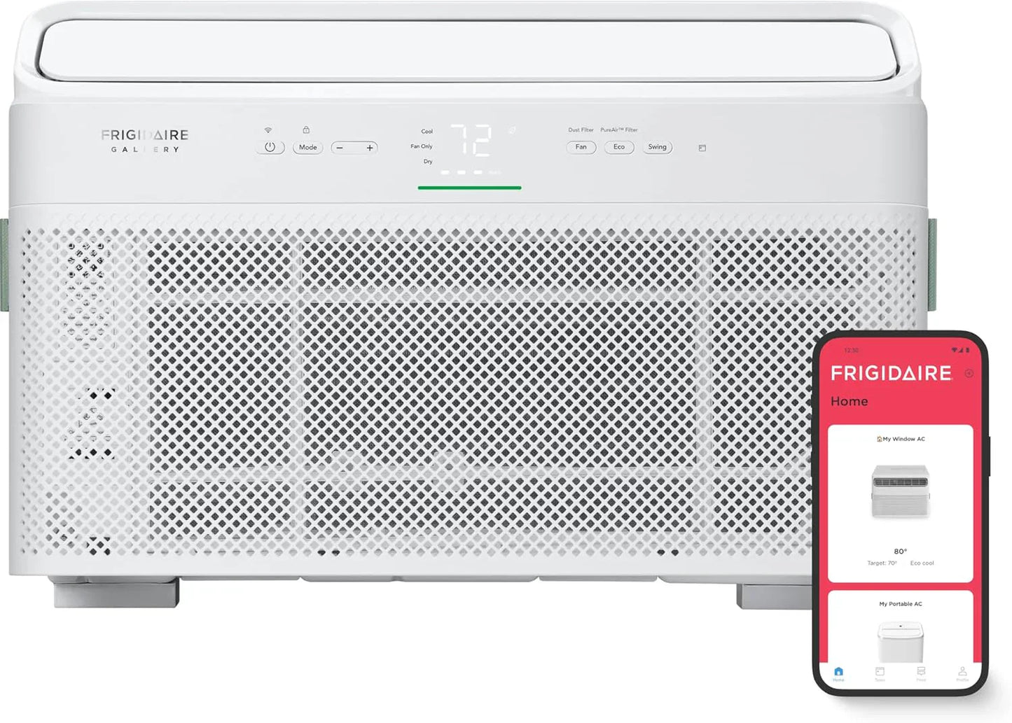 Frigidaire Gallery 10,000 BTU Smart Inverter Window Air Conditioner And Dehumidifier