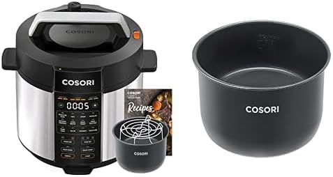 Cosori Pressure Cooker 6QT, Stainless Steel, 9-in-1 Multi Cooker, 12 Safety Features