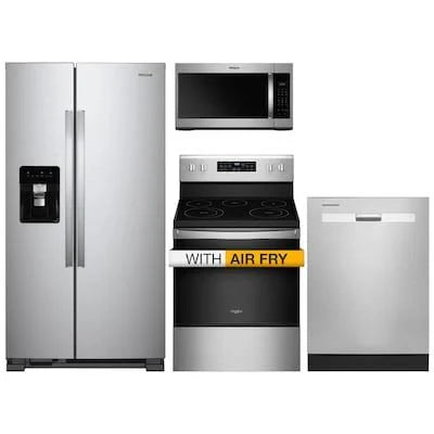 36-Inch Wide Side-by-Side Refrigerator- 24 Cu. Ft. Stainless Steel