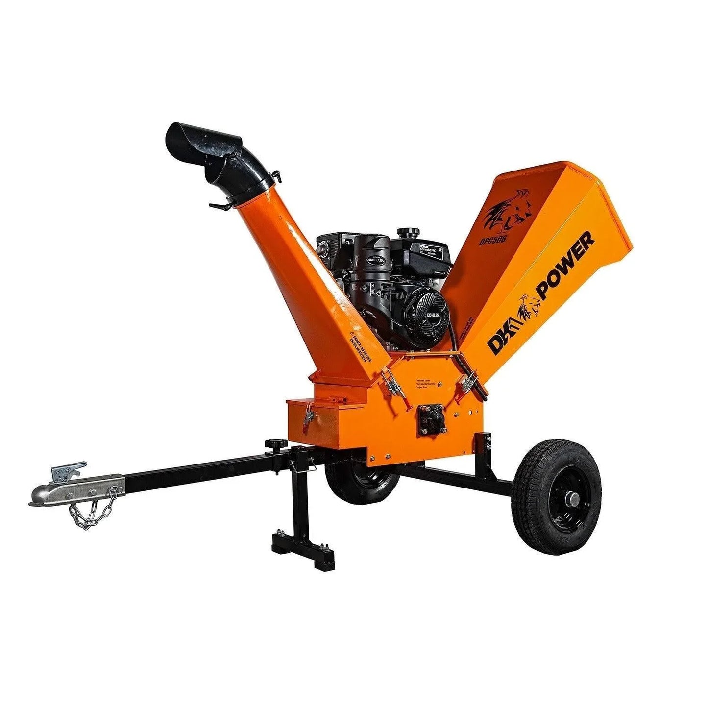 6 In. 14 Cyclonic Chipper Shredder With Kohler CH440 Command Pro Gas Engine OPC506
