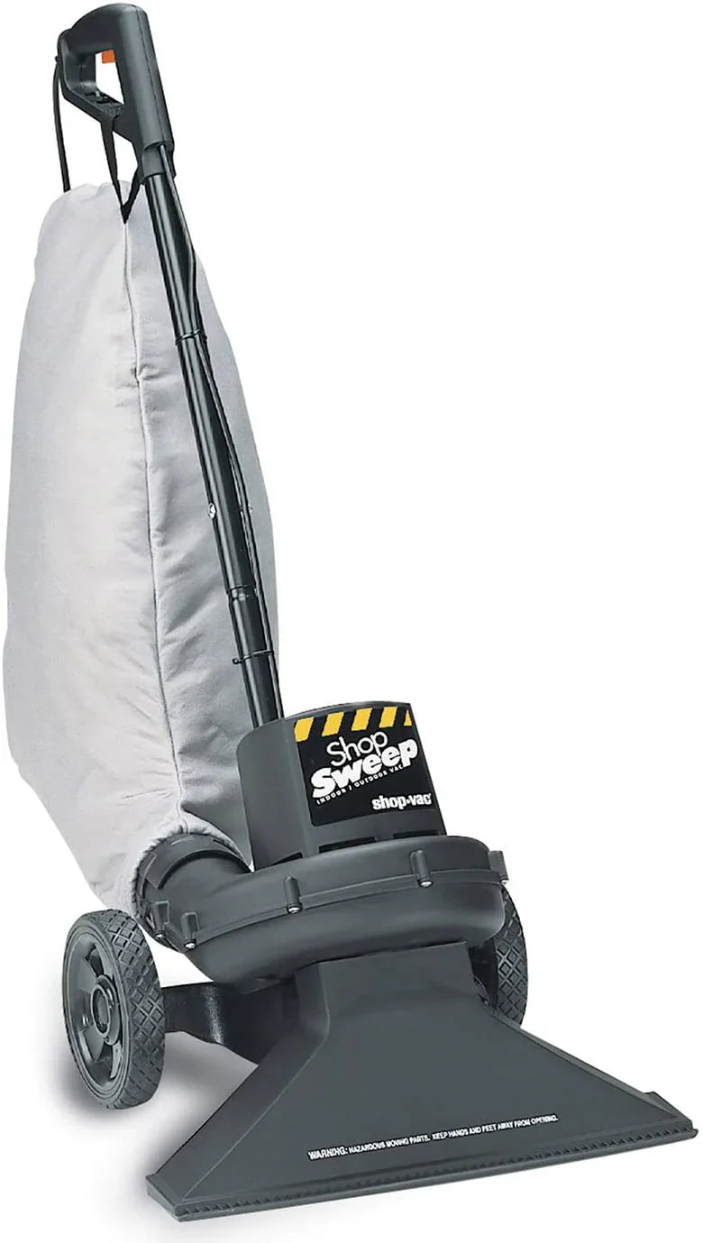 4050010 Shop Sweep Indoor/Outdoor Vacuum With 8-Gallon Collection Bag For Dry Pickup