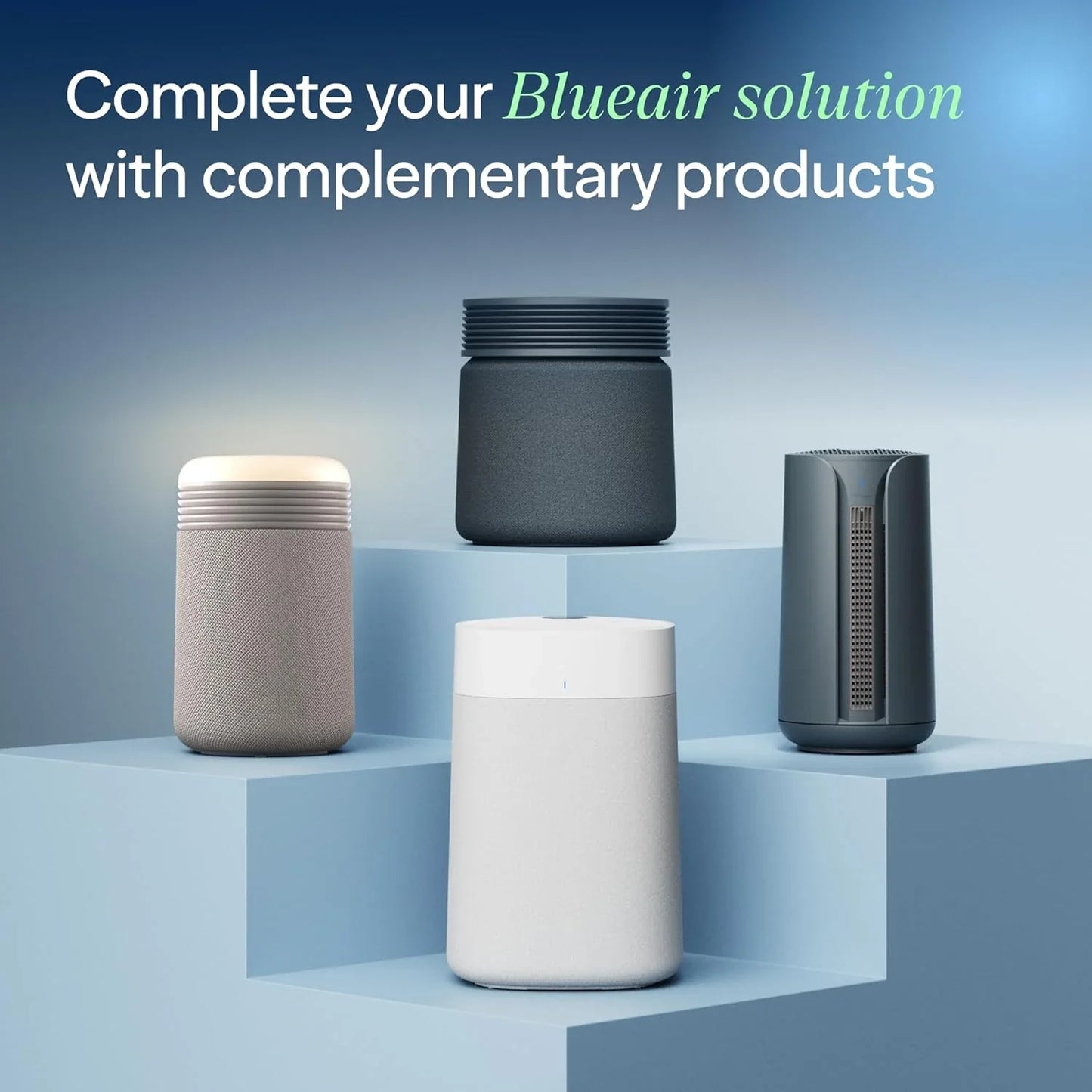 Blueair Air Purifier For Large Rooms And Home- Odor Eliminating Cleans Up To 3385 Ft虏, HEPASilent, Smart WiFi, Auto Mode, Doubles As Table