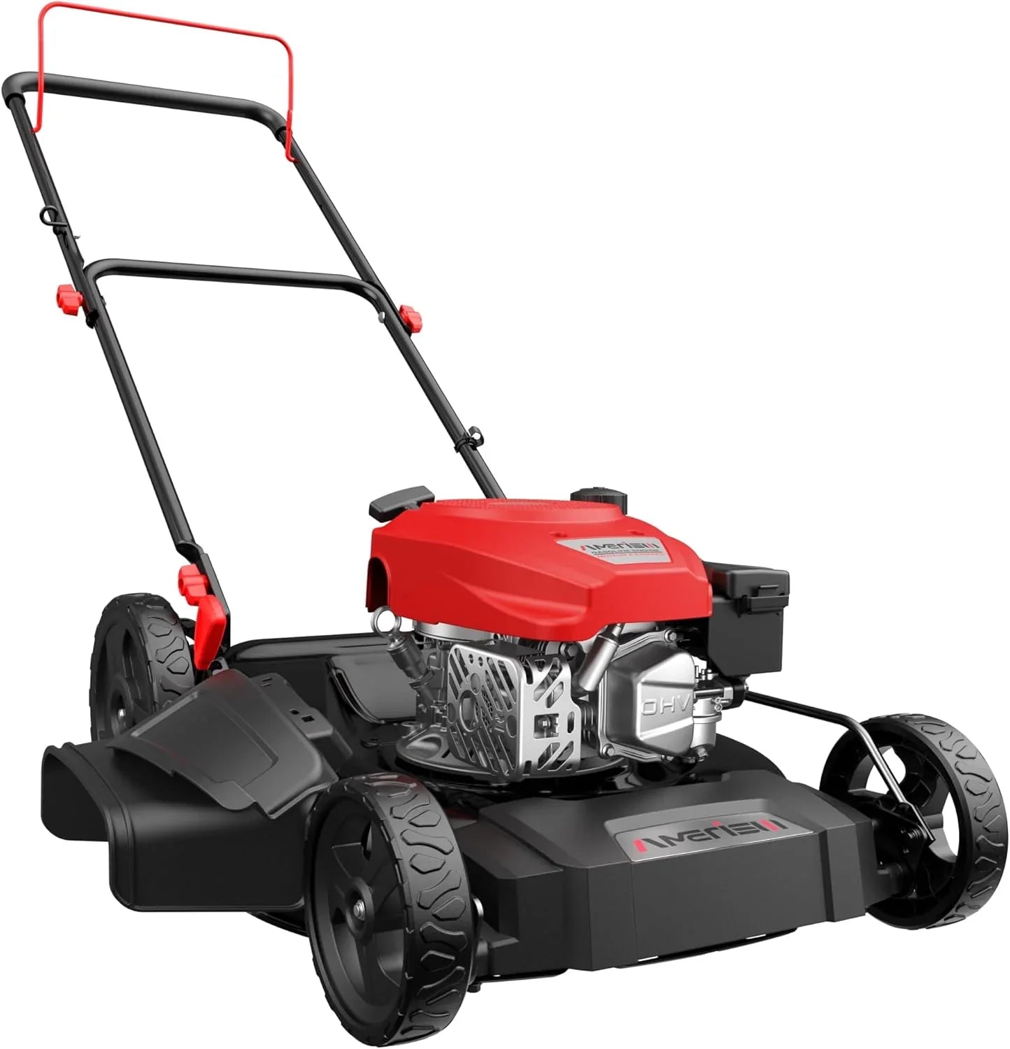 21 In. Gas Push Lawn Mower, 2-in-1 Mulching And Side Discharge, 144cc 4-Stroke Ohv Engine