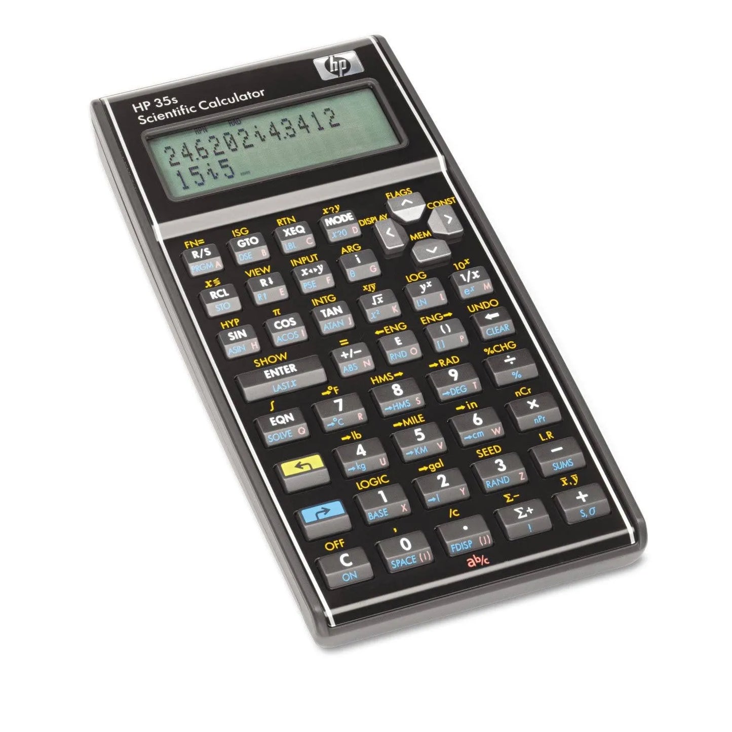 HP 35S Scientific Calculator, Programmable, 14-Digit LCD, RPN And Algebraic Entry, Large Two-Line Display