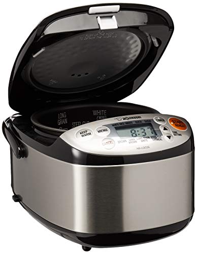 Zojirushi Rice Cooker And Warmer, 3-Cups, Stainless Black