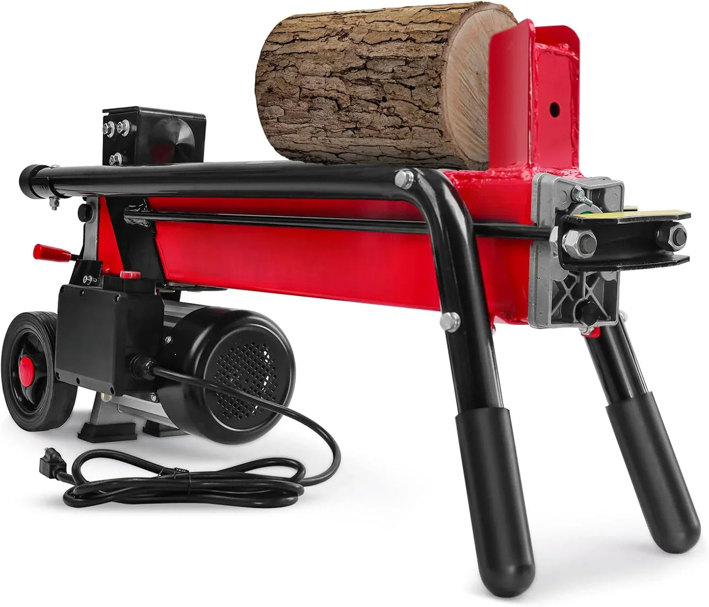 Electric Log Splitter 7-Ton- Efficient Wood Splitter With 3500 Motor Speed, 15 Amp