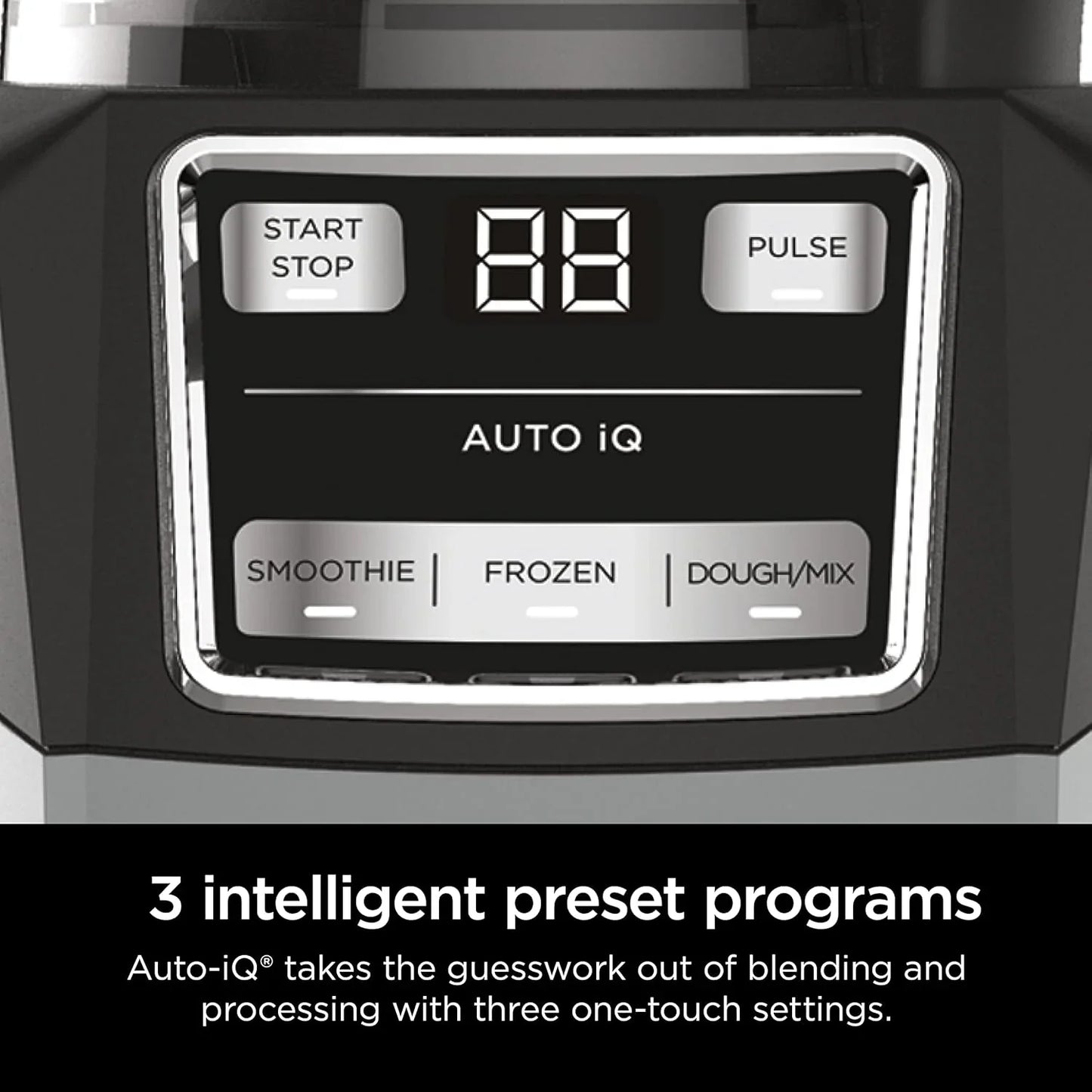 Ninja Blender Compact Kitchen System For Smoothies, Doughs, And Frozen Drinks With Auto-IQ, 72 Oz Blender Jar