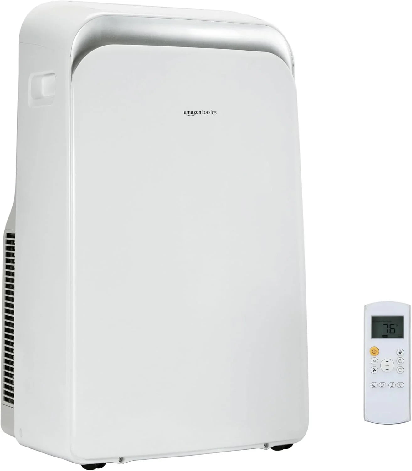 Amazon Basics 3-In-1 Portable Air Conditioner With Remote, Timer, Sleep Mode, Auto Swing, Dehumidifier, 10000 BTU, Ashrae/6000 BTU, Sacc