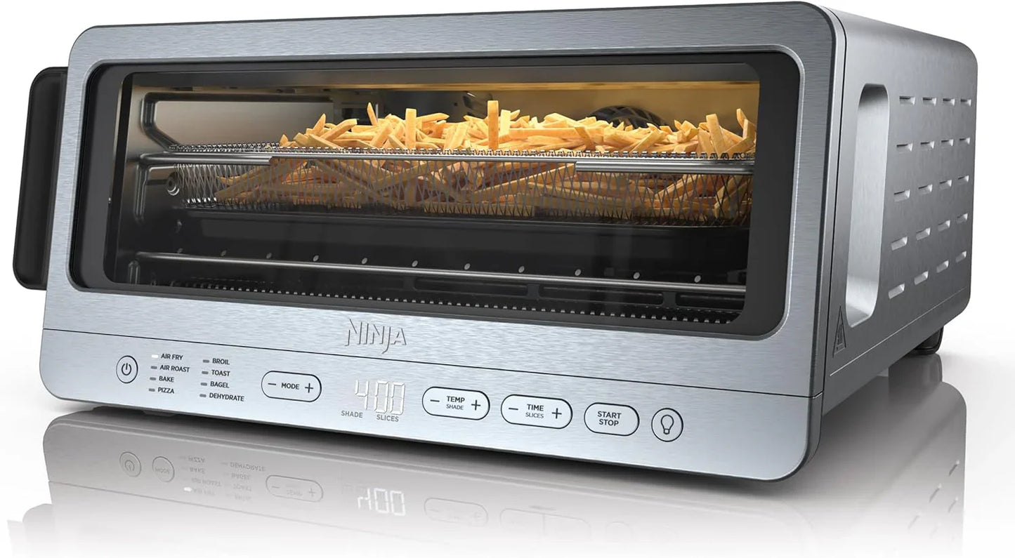Ninja Air Fryer Toaster Oven Combo, 8-in-1 Functionality, Flip Up And Away For Storage Space