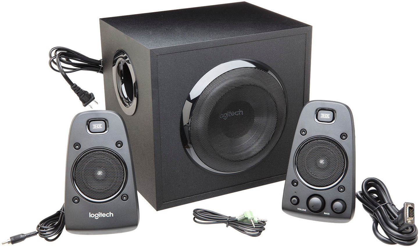 Logitech, Z623 2.1 Speaker System, 3 Piece, Black