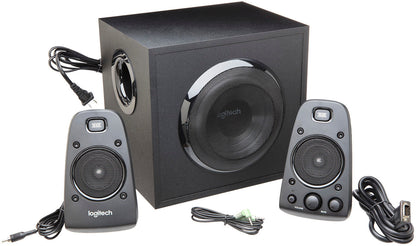 Logitech, Z623 2.1 Speaker System, 3 Piece, Black