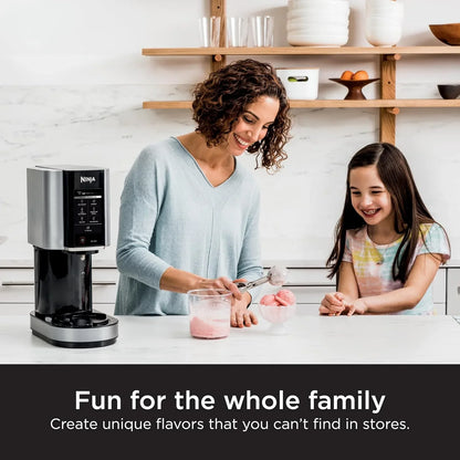 Ninja NC301 CREAMi Ice Cream Maker, For Gelato, Mix-Ins, Milkshakes, Sorbet, Smoothie Bowls And More, 7 One-Touch Programs, With