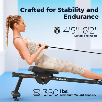 Yosuda Magnetic Rowing Machine 350 Lb Weight Capacity