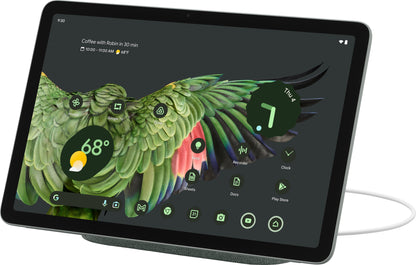 Google- Pixel Tablet With Charging Speaker Dock- 11 In. Android Tablet- 256GB- Wi-Fi- Hazel