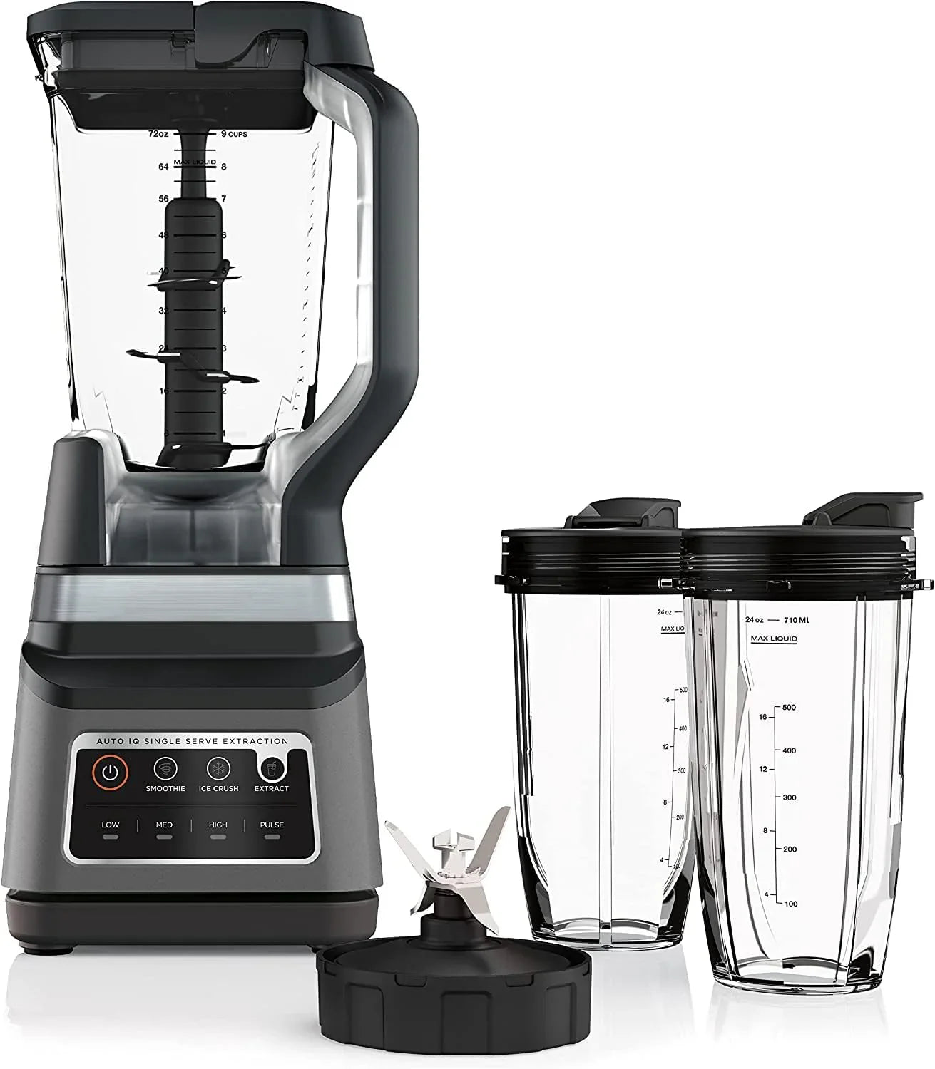 Professional Plus Kitchen System, 1400 Wp, 5 Functions For Smoothies, Chopping, Dough And More With Auto Iq, 72-oz. Blender Pitcher