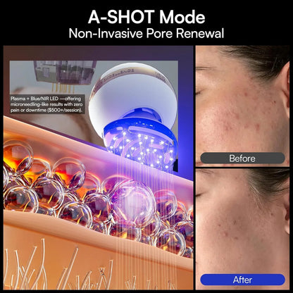 Inia Sphera Upgraded 8-in-1 Microcurrent Facial Device For Face And Neck Red Light