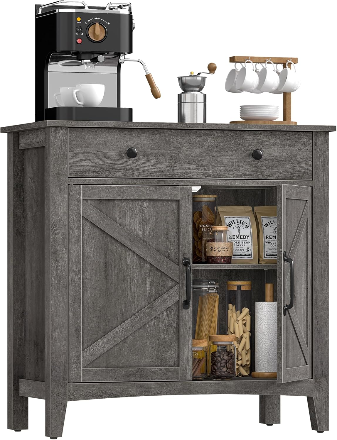 Vasagle Liry Collection- Storage Cabinet, Buffet Cabinet, Sideboard, Credenza