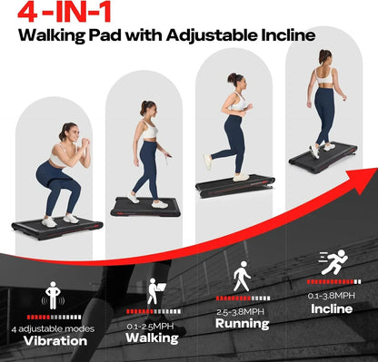 Sperax Walking Vibration Pad With App 3-in-1 Under Desk Treadmill Walking Treadmill Pad