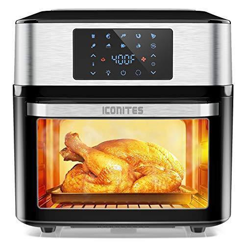 10-in-1 Air Fryer Oven, 20 Quart Air Fryer Toaster Oven Combo, 1800W Large Air Fryers, Convection Toaster Oven With Rotisserie Dehydrator