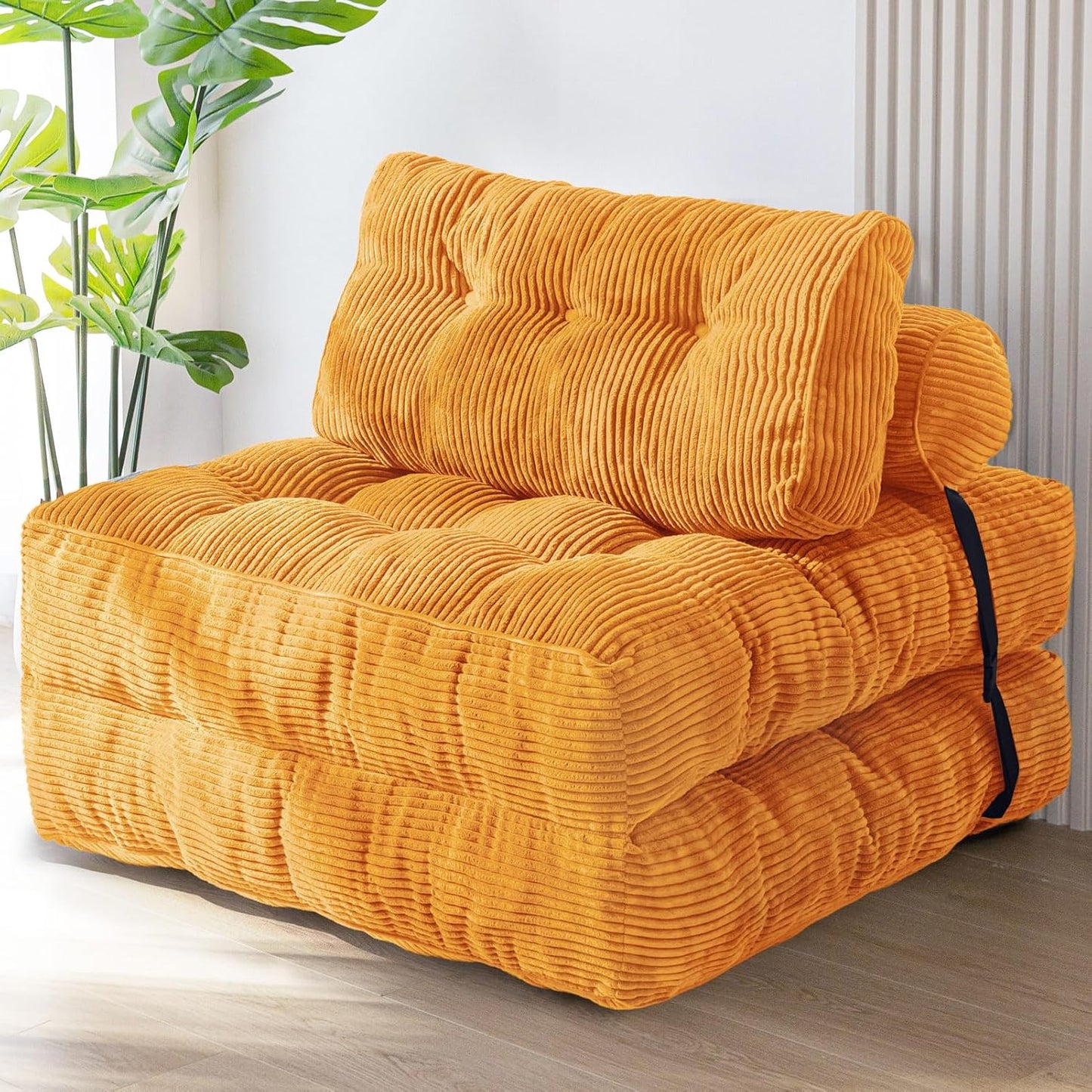 Maxyoyo Folding Sofa Bed, Convertible Sleeper Chair With Pilow Foldable Mattress With Back Support