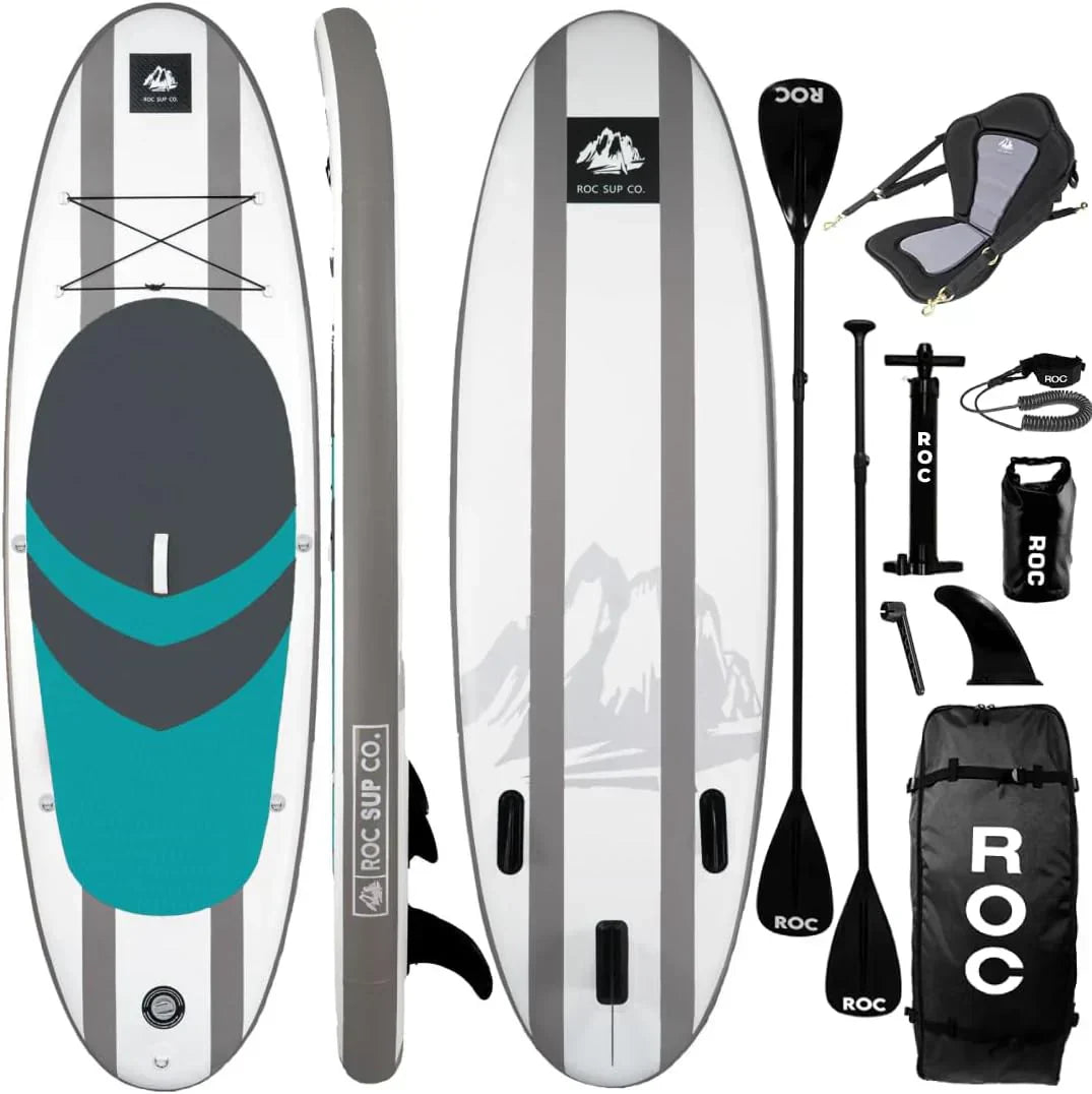 Roc Inflatable Stand-Up Paddle Board Sup Paddle Board Accessories Anti-Slip Comfortable Deck
