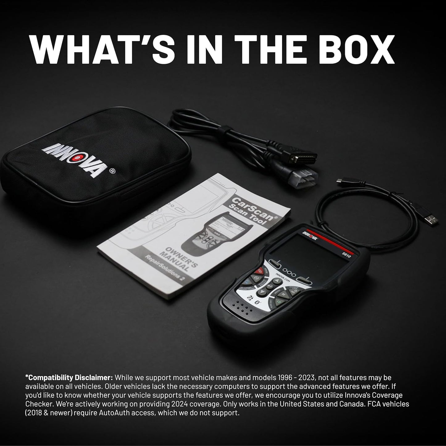 Innova 5610 OBD2 Bidirectional Scan Tool With Updates And Support