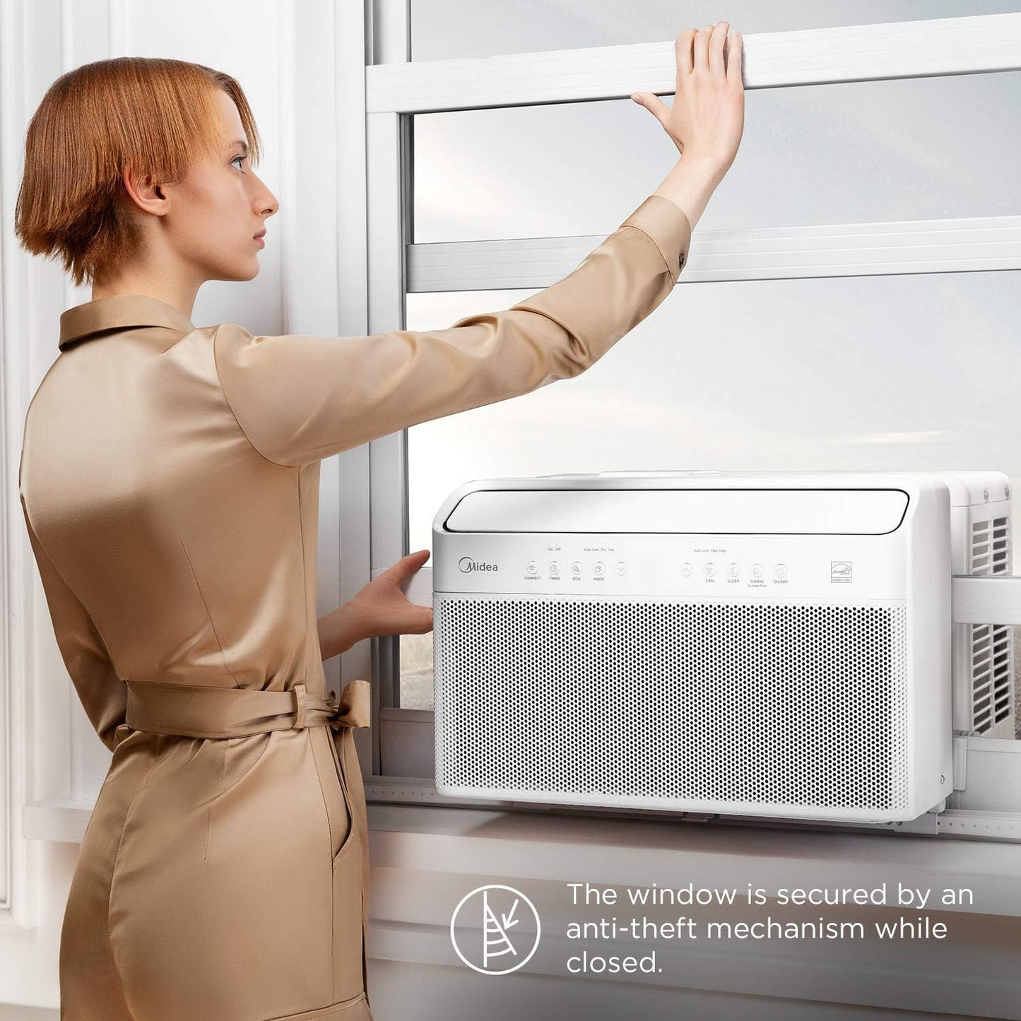 U-Shaped Inverter Window Air Conditioner 12, 000BTU With Open Window Flexibility, Robust Installation, Extreme Quiet, 35% Energy Saving