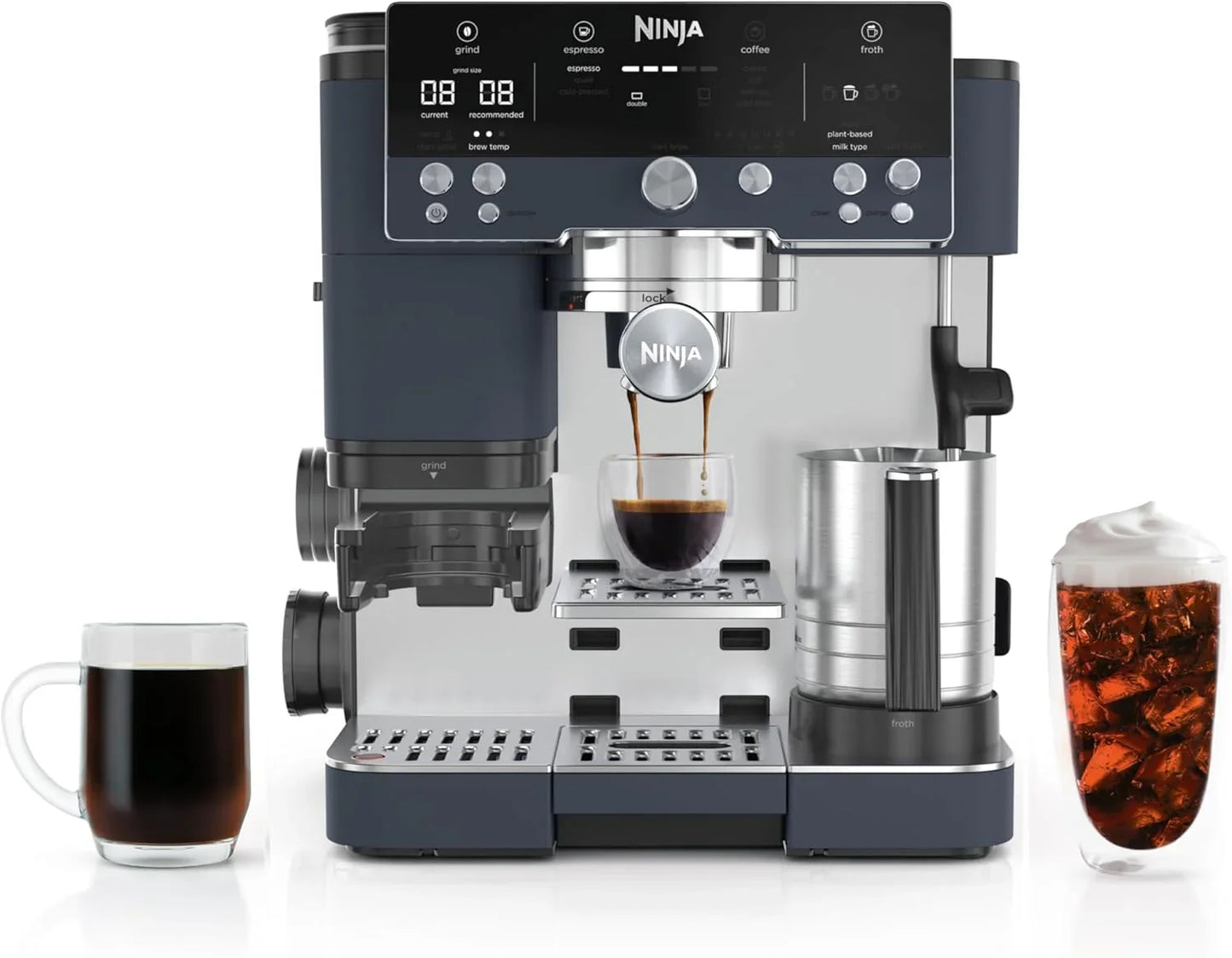 Ninja Luxe Café Premier Series, Espresso Machine, Drip Coffee Maker And Rapid Cold Brew