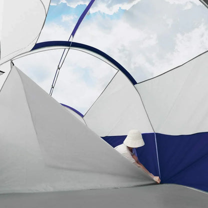 Campros Cp Tent 12-Person-Camping-Tents, 3 Room Family Tents, Waterproof Windproof Family Tent With Top Rainfly, 6 Large Mesh Windows