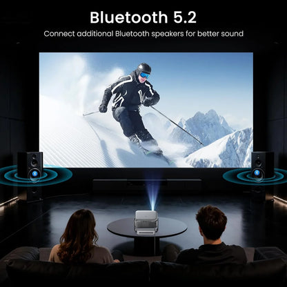 2000 Ansi Official Licensed Google TV Outdoor Projector 4K Decoding, Smart Projector