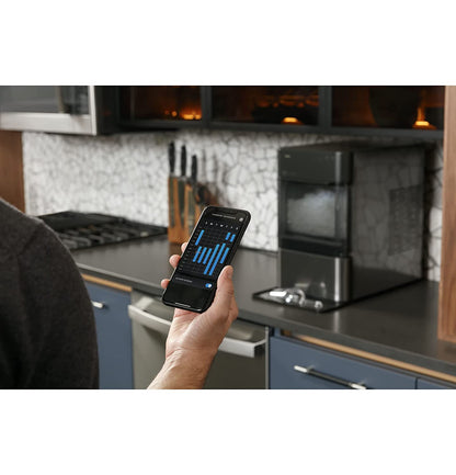GE Profile Opal 2.0, Countertop Nugget Ice Maker, Ice Machine With WiFi Connectivity, Smart Home Kitchen Essentials, Black Stainless