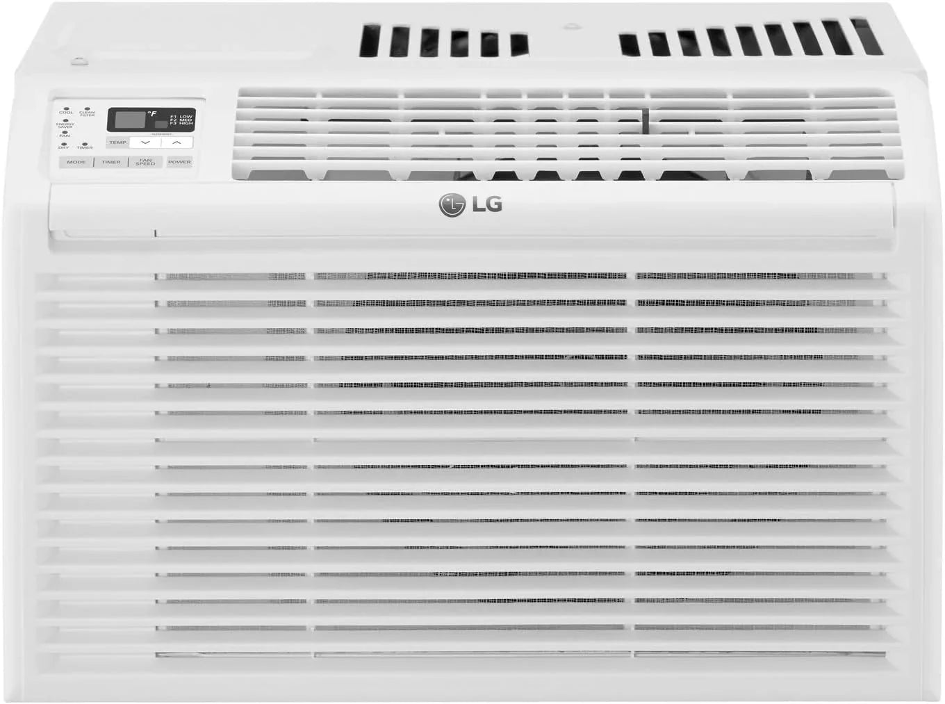 LG 6,000 BTU Window Air Conditioner, 115V, Cools 250 Sq. Ft. For Bedroom, Den