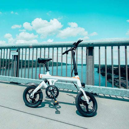 Jasion EB3 Electric Bike Adults 21mph, 500W Peak Motor, 270Wh Battery, Rear Suspension, 3 Levels Assist