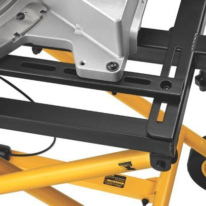 Miter Saw Stand With Wheels, DWX726 Yellow