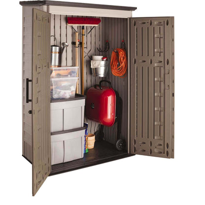 Rubbermaid Outdoor Storage Shed, 52 Cu. Ft., Weather-Resistant, Lockable Doors