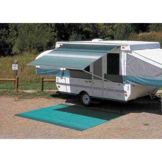 Carefree 981188C00 Campout Vinyl Bag Awning Teal 3.0m 9 Ft.-10 In