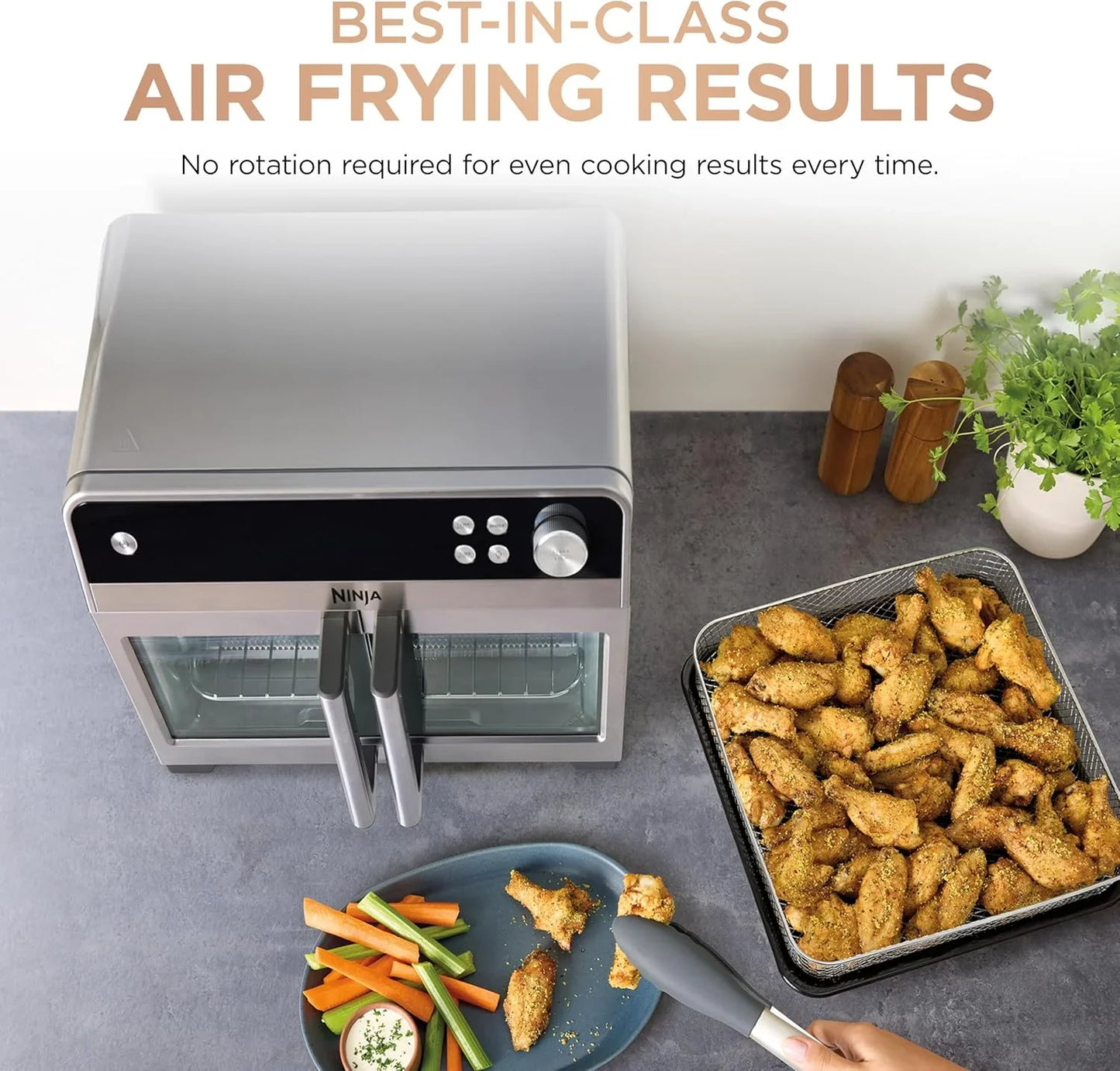 Ninja, French Door Premier, Air Fryer, Convection Oven, Toaster, 5-Qt. Air Fry Basket