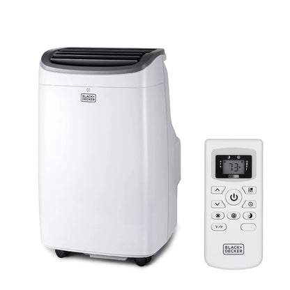 Black Plus Decker 8000 BTU Portable Air Conditioner Up To 350 Sq. Ft