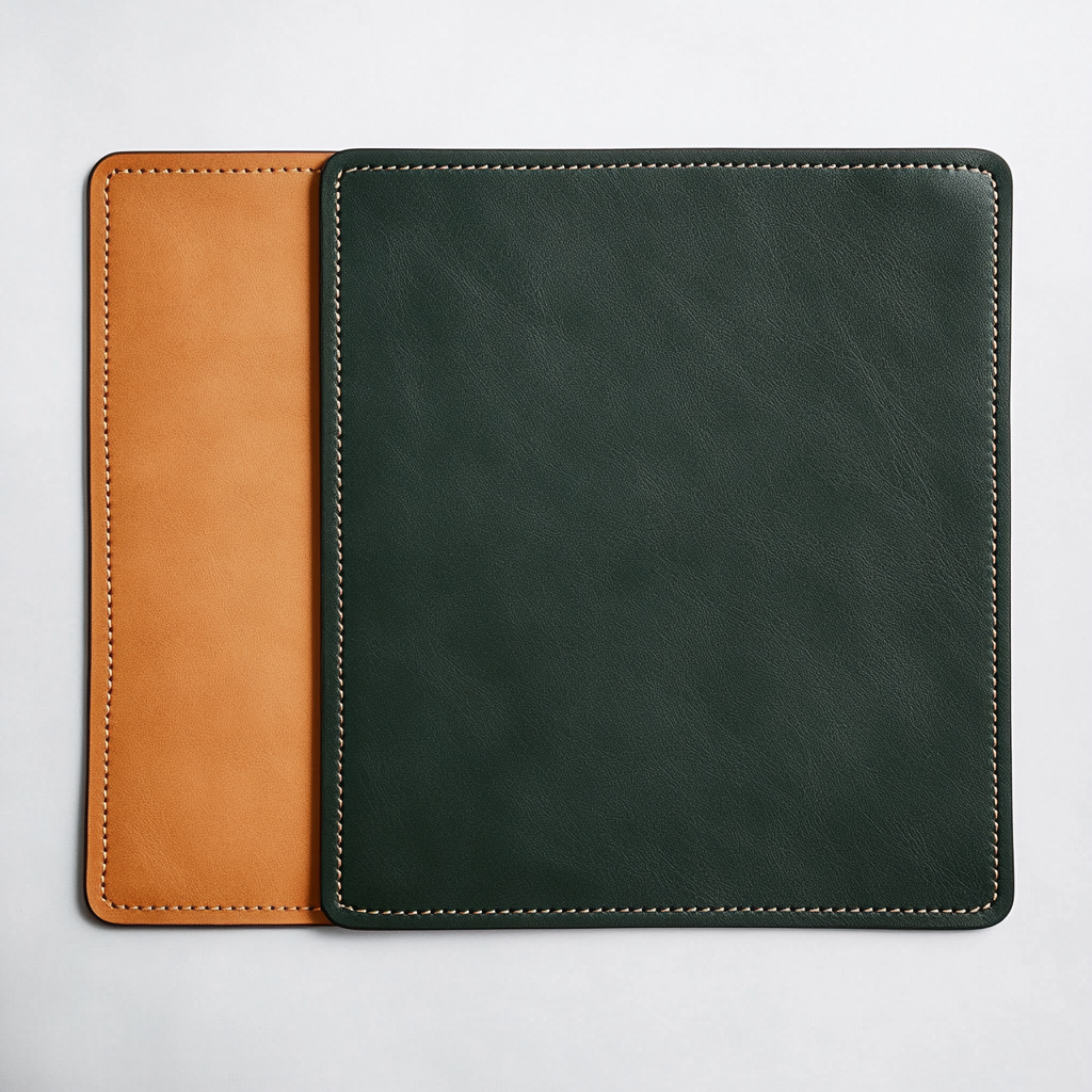 Skvnjg Reversible Waterproof PU Leather Placemat Set (4-Pack)