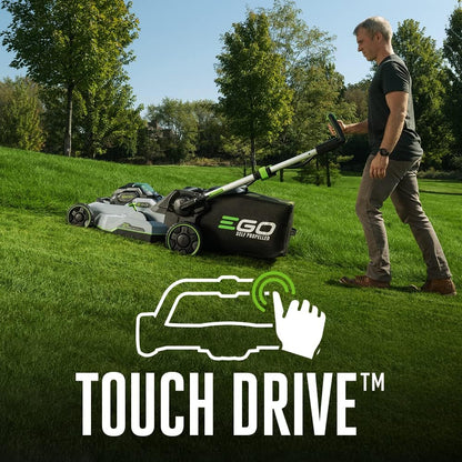 Ego Power Plus LM2102SP-A 21-Inch 56-Volt Lithium-Ion Self-Propelled Cordless Lawn Mower, 2 4.0Ah Battery And Rapid Charger Included