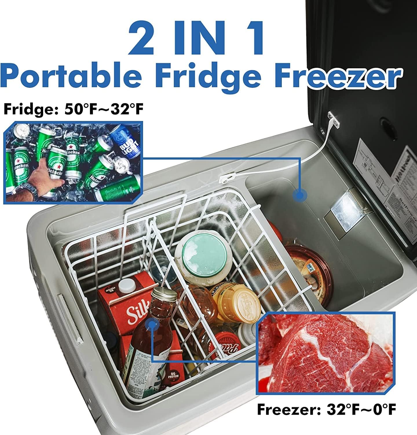 AJ30 Portable RefrigeratorPortable Freezer32 Quart