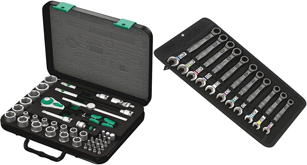 5003594001 8100 Sb 2 Zyklop 3/8 In. Metric Ratchet Set, Piece Of 43