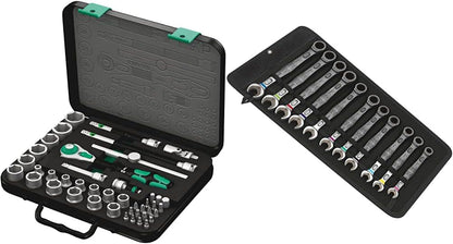 5003594001 8100 Sb 2 Zyklop 3/8 In. Metric Ratchet Set, Piece Of 43