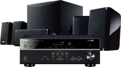 Yamaha, 5.1-Channel 4K Home Theater Speaker System With Powered Subwoofer And Bluetooth Streaming, Black
