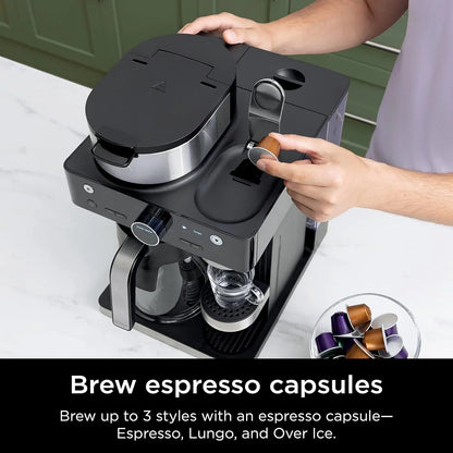 Ninja Espresso And Coffee Maker And Barista System, 3 Espresso Brew Styles