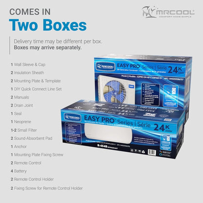 Mrcool 24000 BTU 230V Ductless Inverter Mini Split Air Conditioner And Heat Pump System