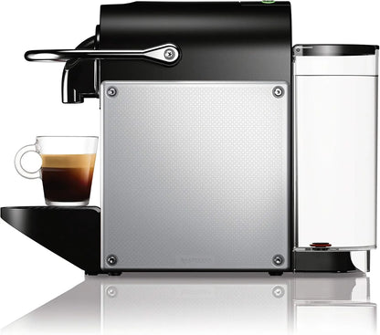 Nespresso Pixie Espresso Machine By De'Longhi, 19-Bar Pump, Compact Aluminum Design, Silver, 1100ml