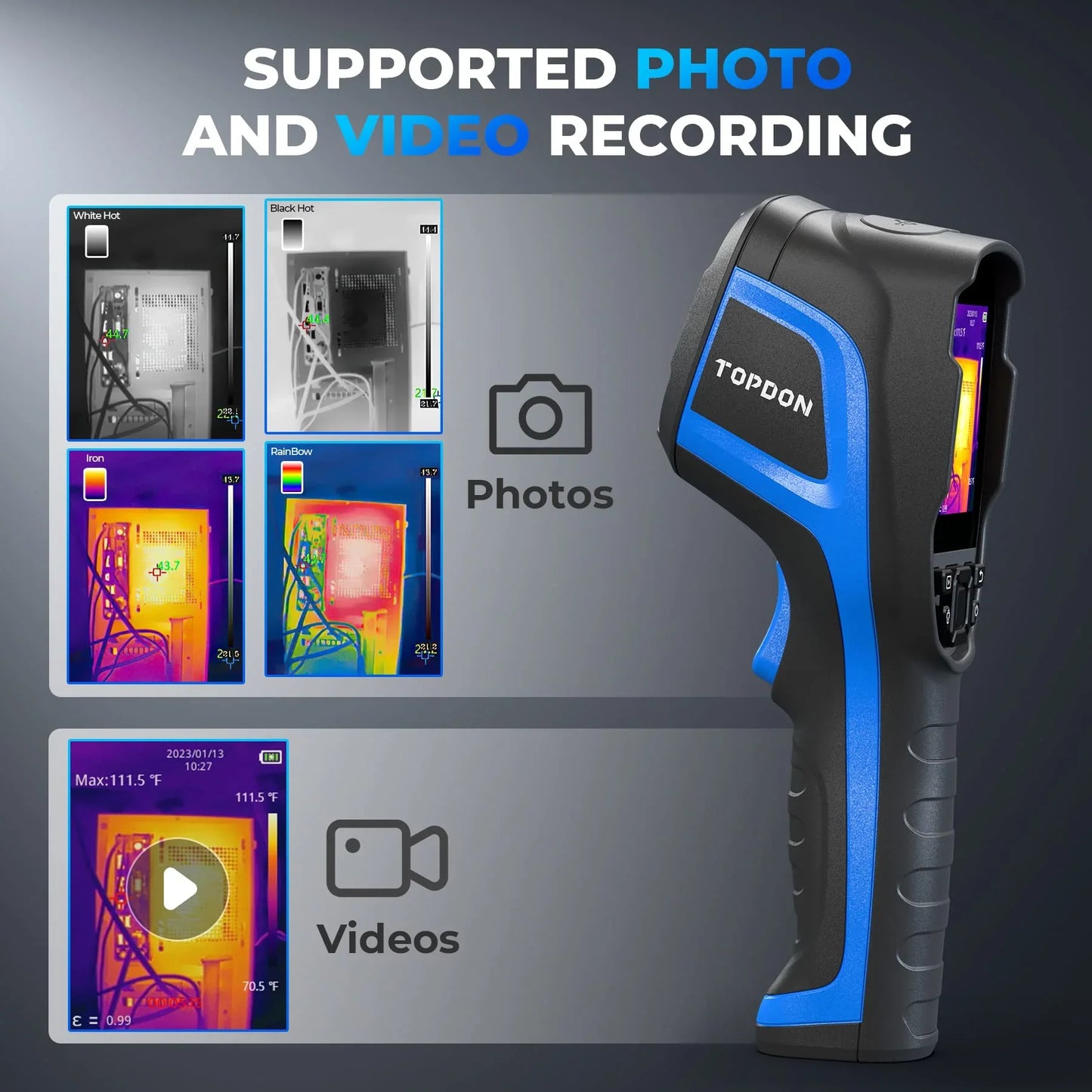 Topdon Thermal Imaging Camera 256 x 192 Ir High Resolution